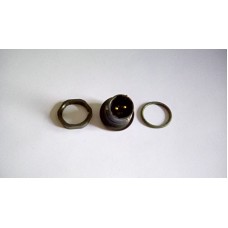 CLANSMAN 2 PIN MALE BULKHEAD TYPE FIXED POWER SOCKET